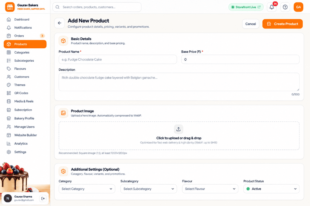 Add Custom Signature Bakes with Automatic WebP Compression & Flavor Mapping